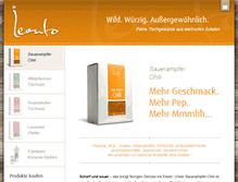 Tablet Screenshot of leonto.com